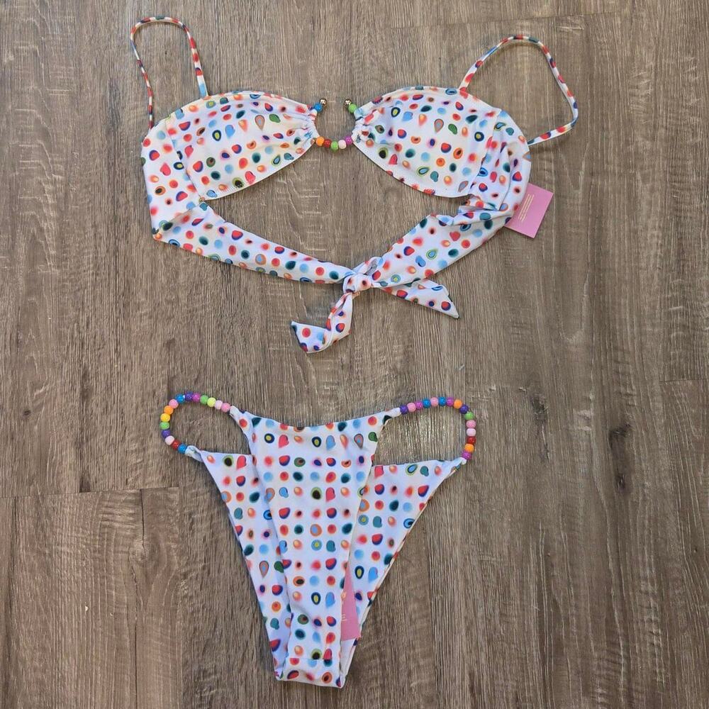 Strawberry milk mob roygbv bikini